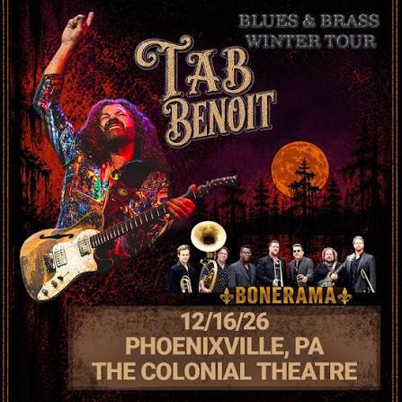 Tab Benoit concert tour poster 2026–2027